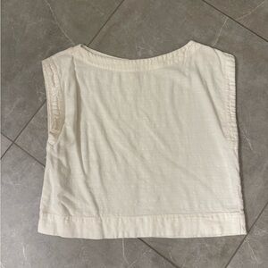 Laude the Label boxy linen top. Size small.